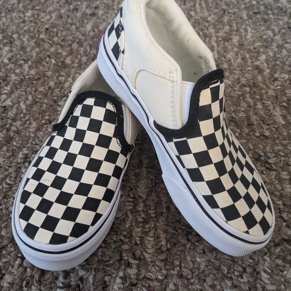 Vans kids checkered. Size 12.5.
